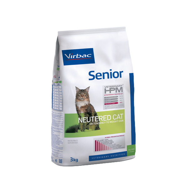 HPM Virbac Senior Neutered 3 Kg Alimento para Gato HPM Virbac Senior Neutered 3 Kg Alimento para Gato
